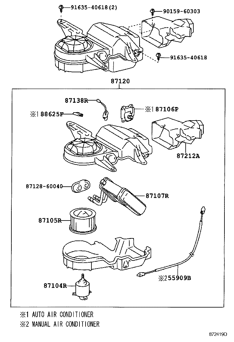 87150-60434 RADIATOR ASSY, HEATER product image