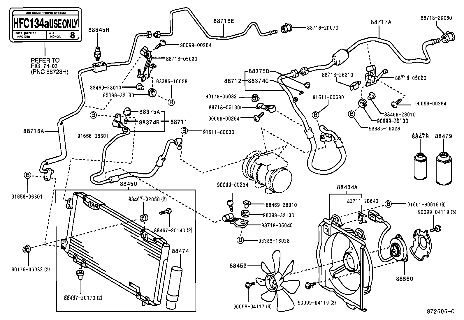 16363-27010 MOTOR ASSY, BLOWER (FOR CONDENSER) product image