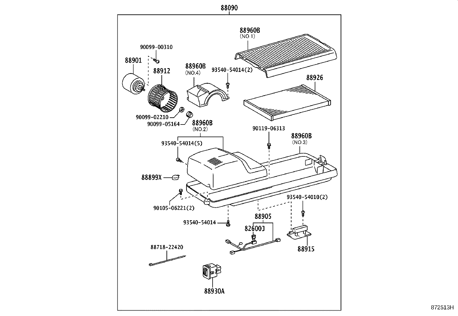 88899-28440 FUSE, AIR PURIFIER product image