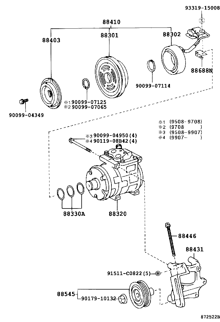 88320-26550 COMPRESSOR ASSY, COOLER product image