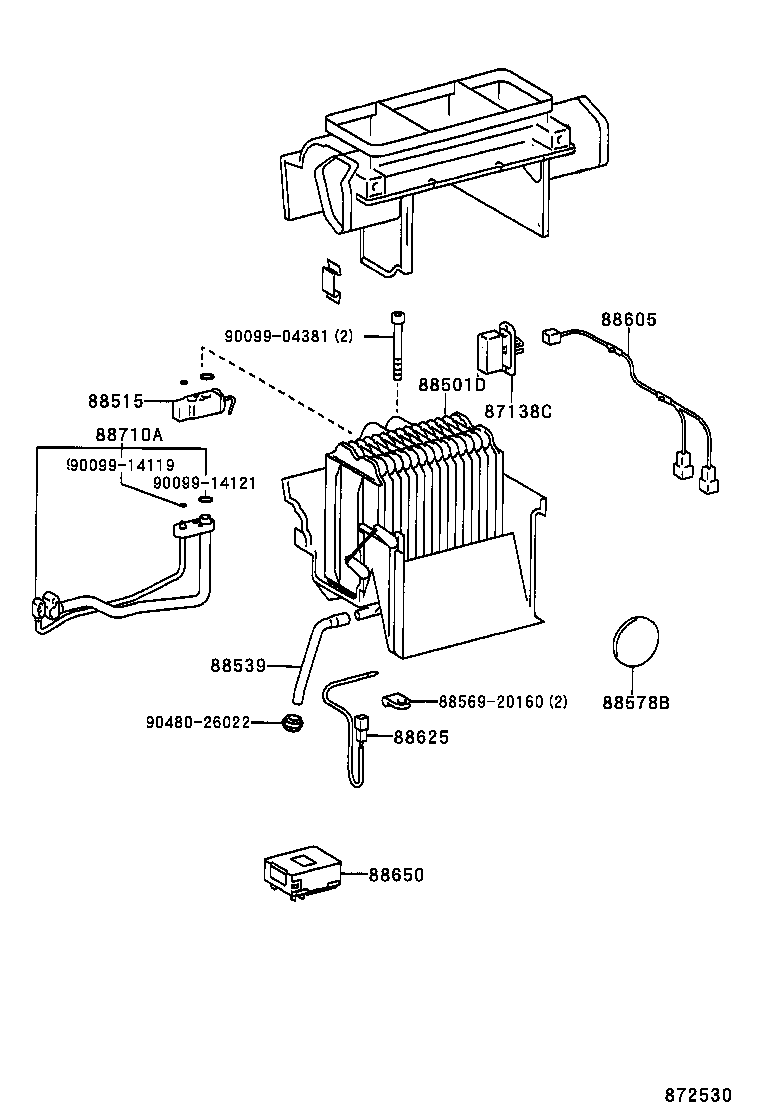 88605-2D210 HARNESS SUB-ASSY, COOLER WIRING, NO.1 product image