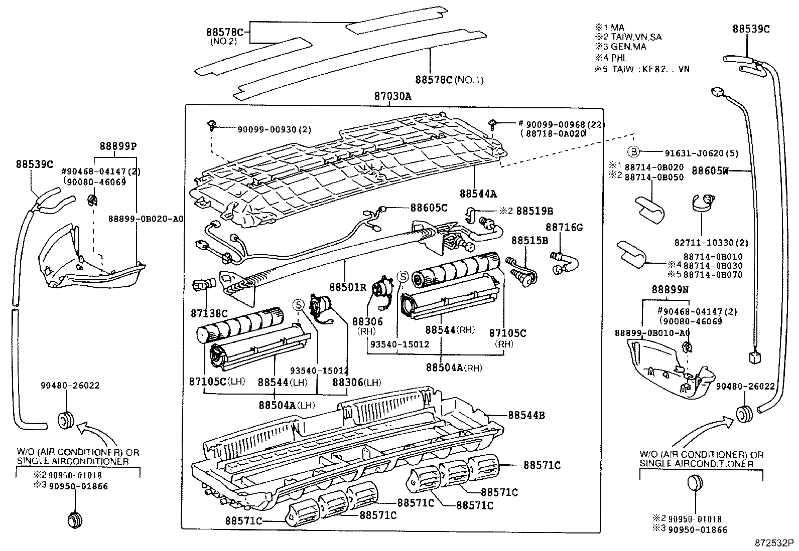 88515-0B010 VALVE, COOLER EXPANSION product image