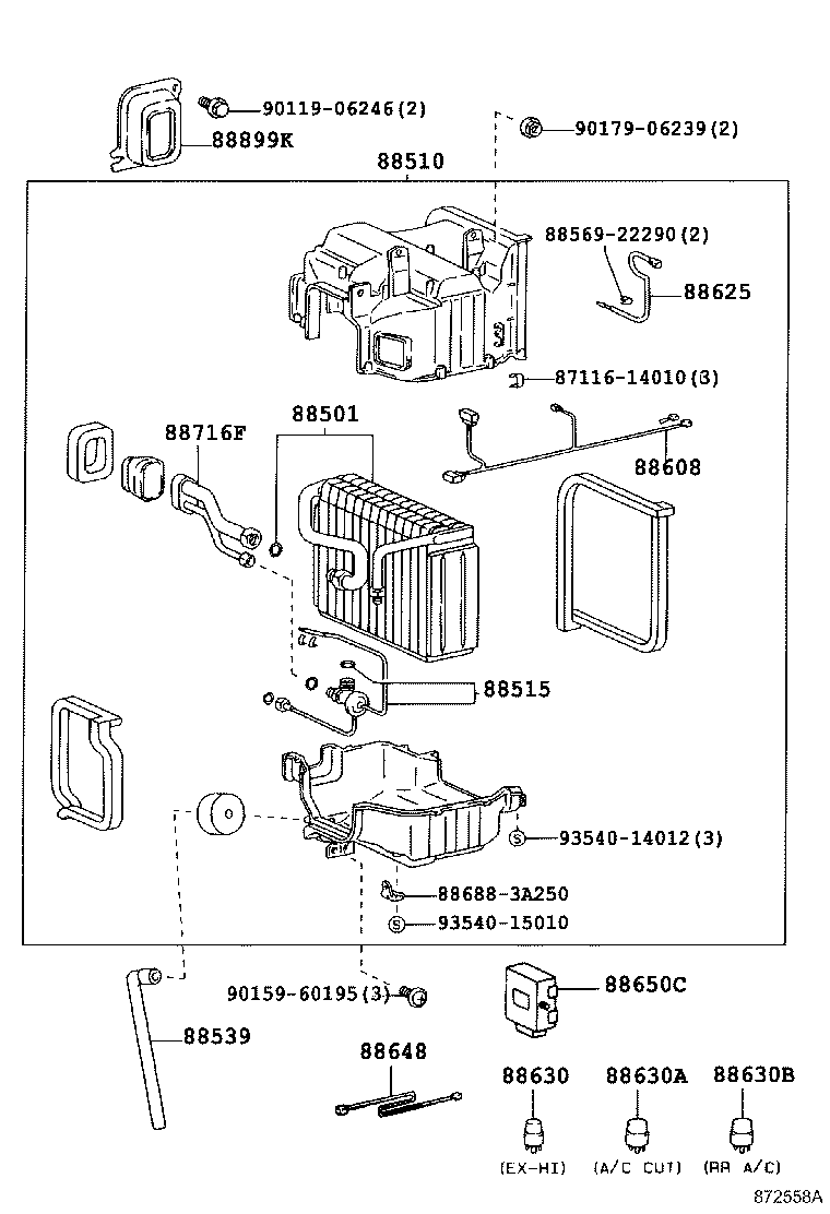 88515-30510 VALVE, COOLER EXPANSION product image
