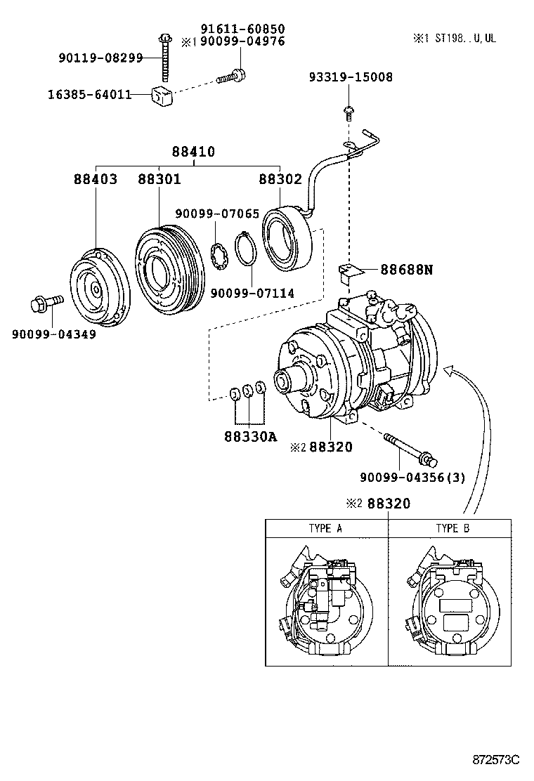 88320-21010 COMPRESSOR ASSY, COOLER product image