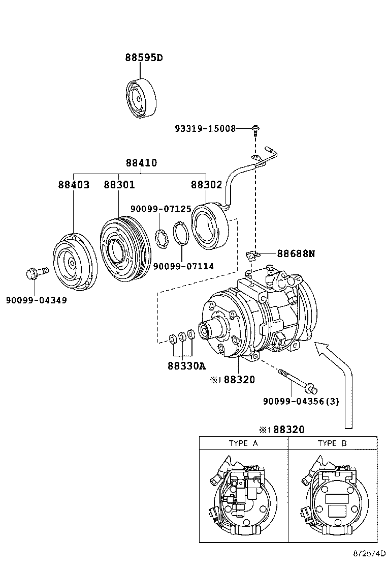 88320-21010 COMPRESSOR ASSY, COOLER product image