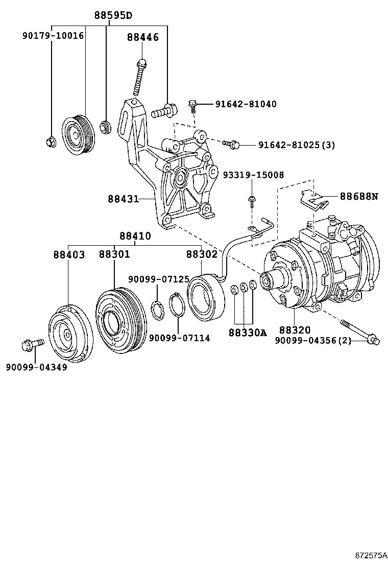 88320-21010 COMPRESSOR ASSY, COOLER product image
