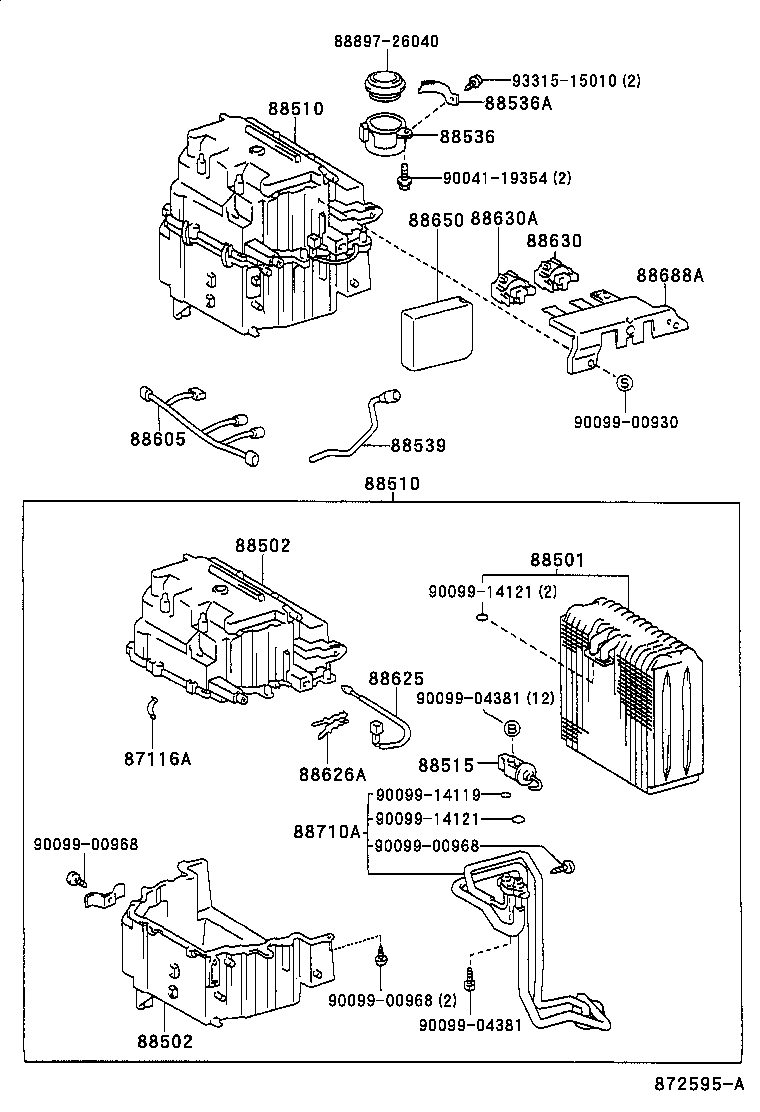 88605-2F600 HARNESS SUB-ASSY, COOLER WIRING, NO.1 product image