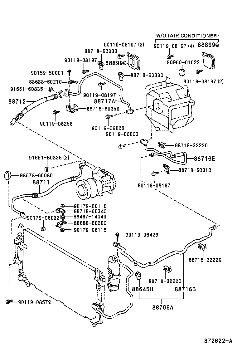 88550-60040 MOTOR ASSY, BLOWER (FOR CONDENSER) product image