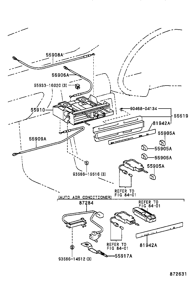 55902-16010 CONTROL SUB-ASSY, HEATER product image