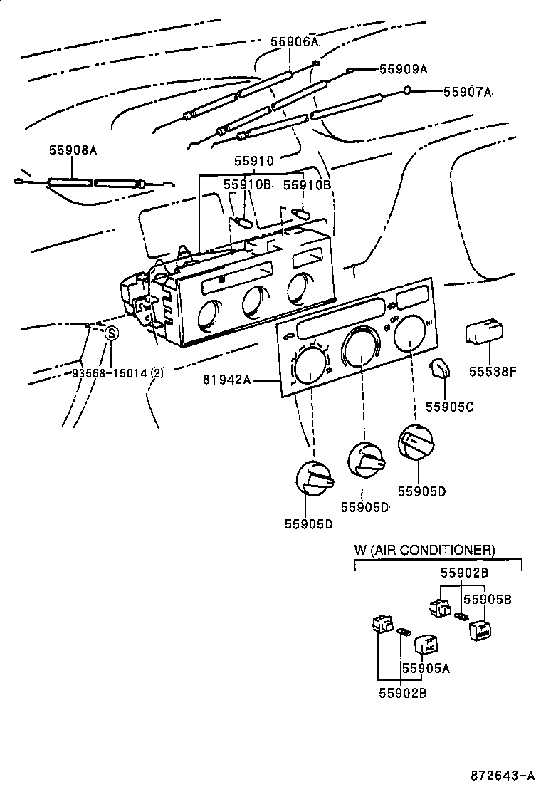 55844-13010 DUCT, HEATER TO REGISTER, NO.2 product image