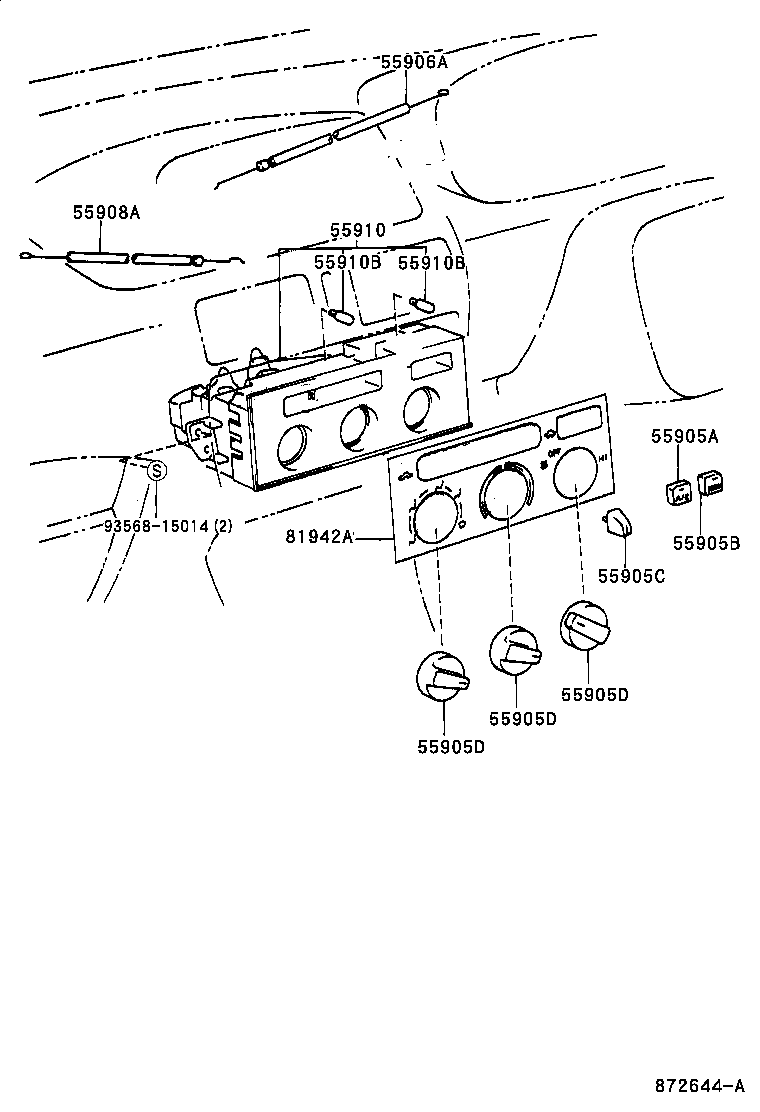 55844-13010 DUCT, HEATER TO REGISTER, NO.2 product image
