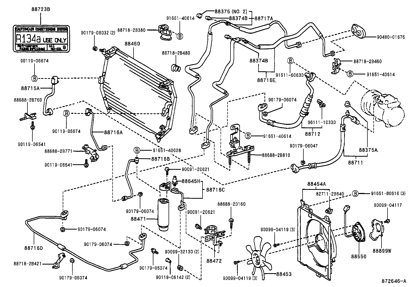 16363-64070 MOTOR ASSY, BLOWER (FOR CONDENSER) product image