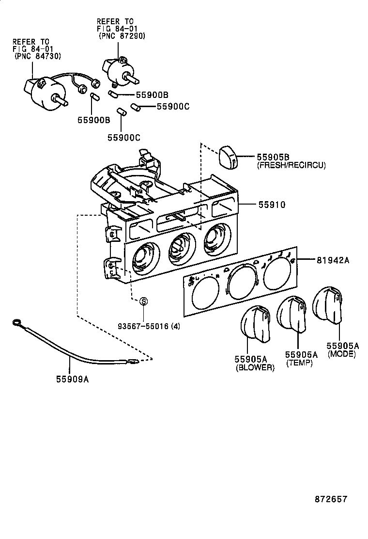 88650-33270 COMPUTER ASSY, AIR CONDITIONER product image