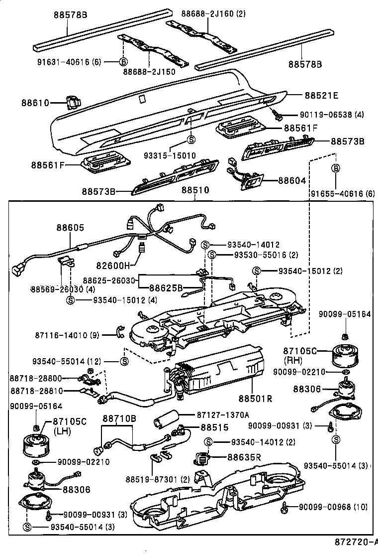 88515-28050 VALVE, REAR COOLING UNIT EXPANSION product image