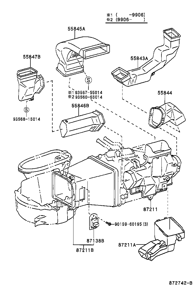 55910-60180 CONTROL ASSY, HEATER OR BOOST VENTILATOR product image