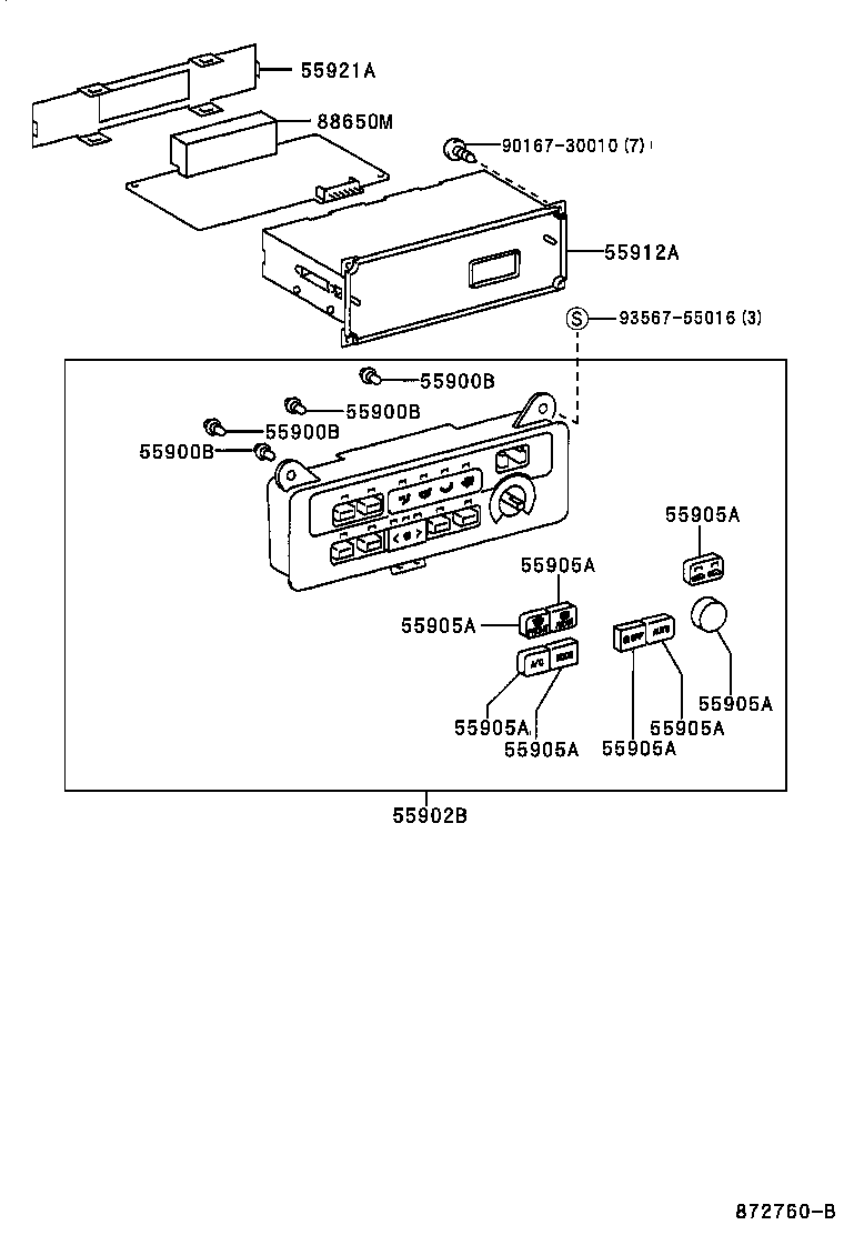 55844-44010 DUCT, HEATER TO REGISTER, NO.2 product image