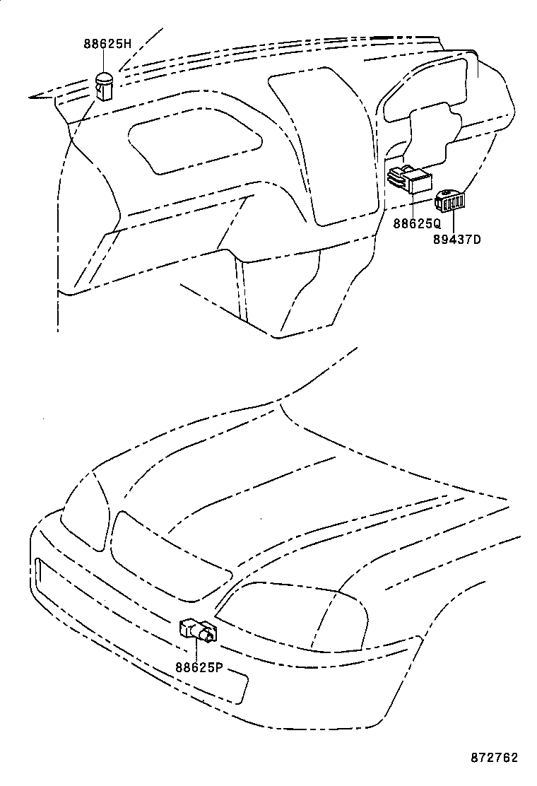 55844-44010 DUCT, HEATER TO REGISTER, NO.2 product image