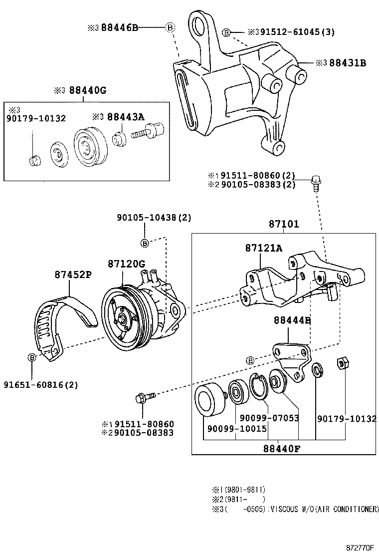 55909-60090 CABLE SUB-ASSY, AIRMIX DAMPER CONTROL product image