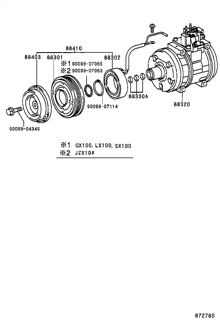 88320-2A070 COMPRESSOR ASSY, COOLER product image