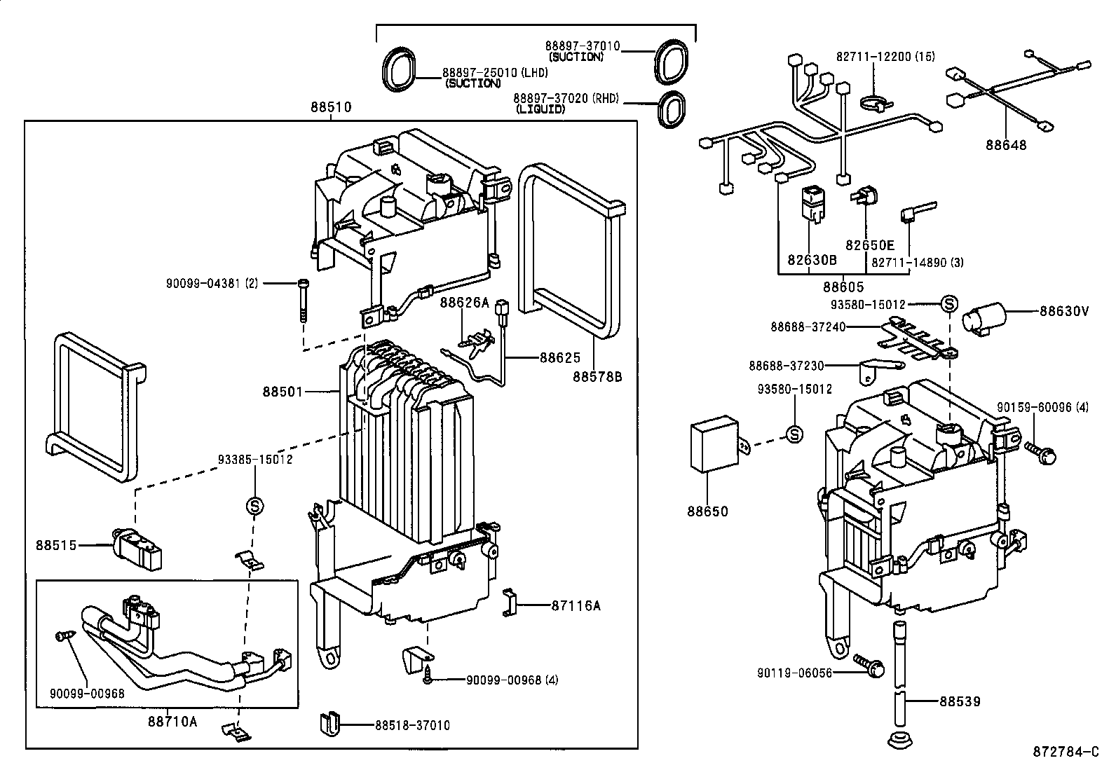 88710-37200 TUBE ASSY, AIR CONDITIONER product image