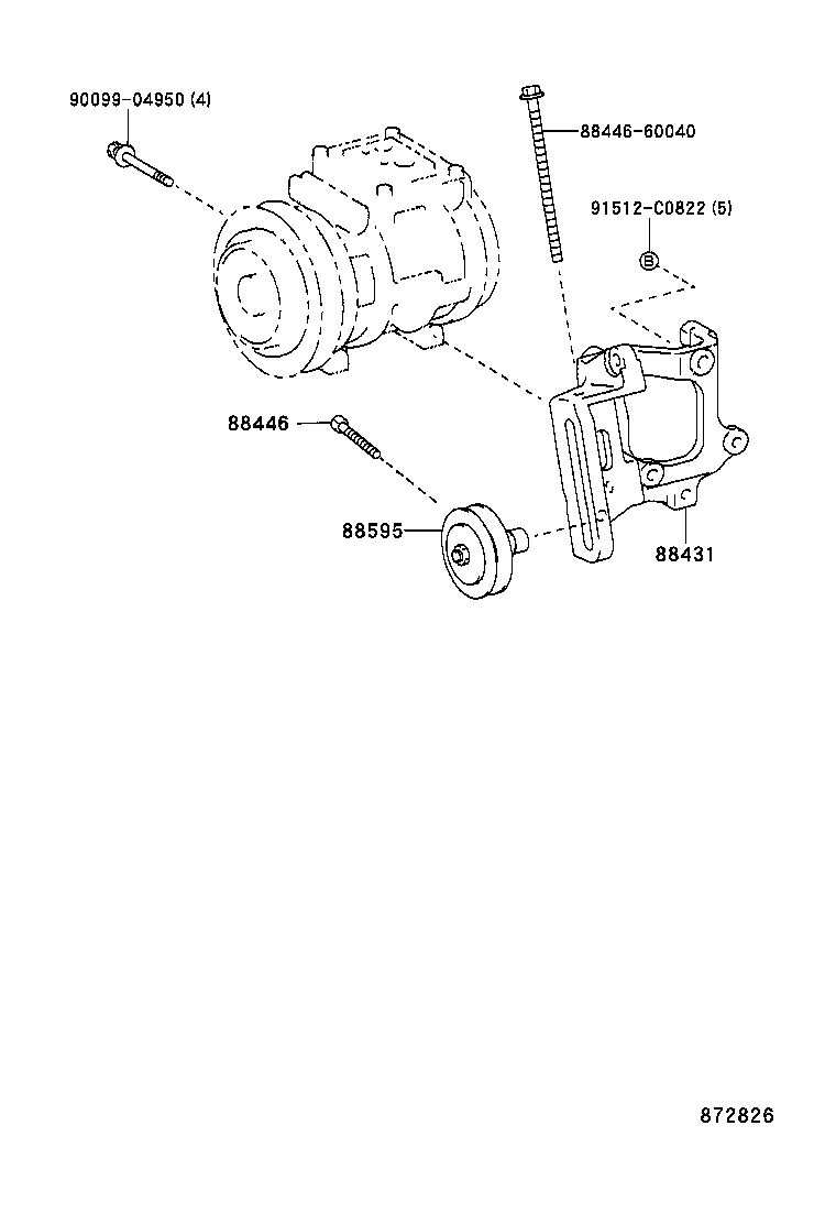 88320-60410 COMPRESSOR ASSY, COOLER product image