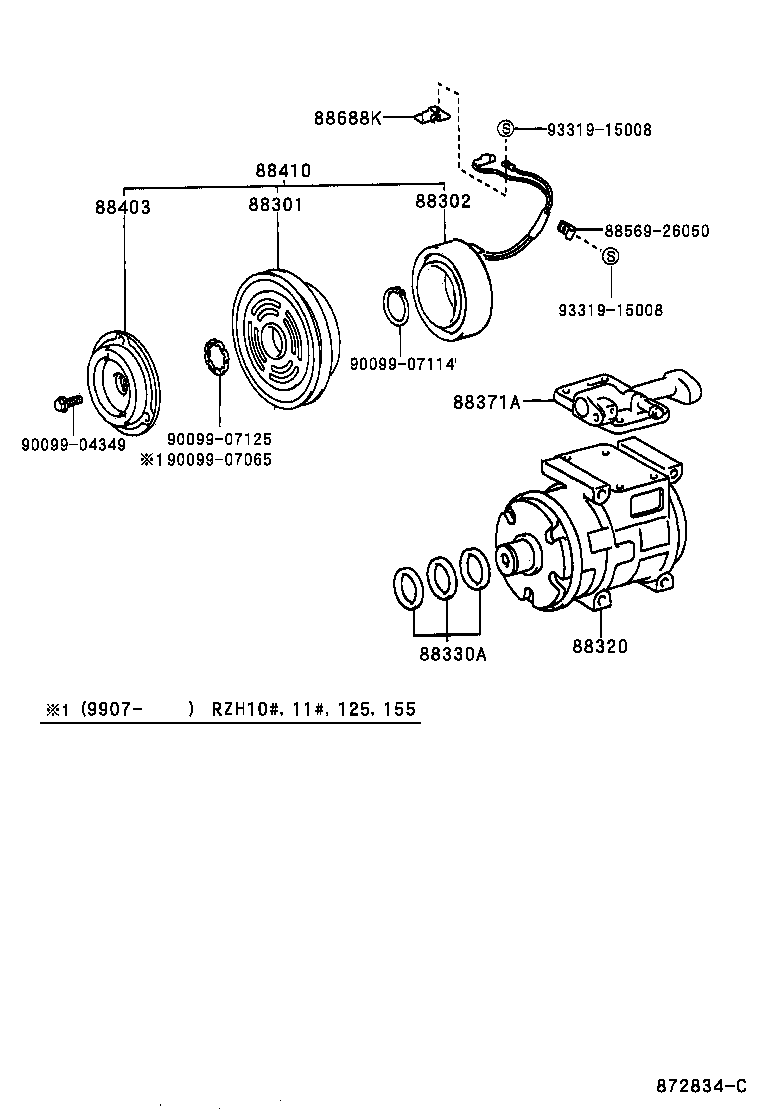 88320-26440 COMPRESSOR ASSY, COOLER product image