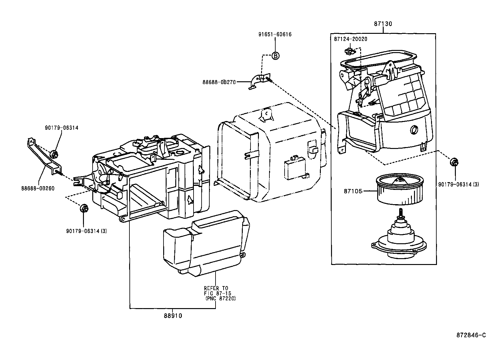 87114-0B010 COVER, HEATER product image