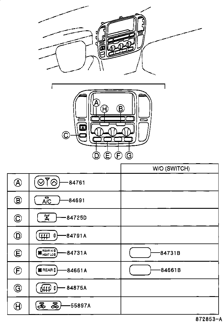 Toyota 55843-60090 DUCT, HEATER TO REGISTER, NO.1