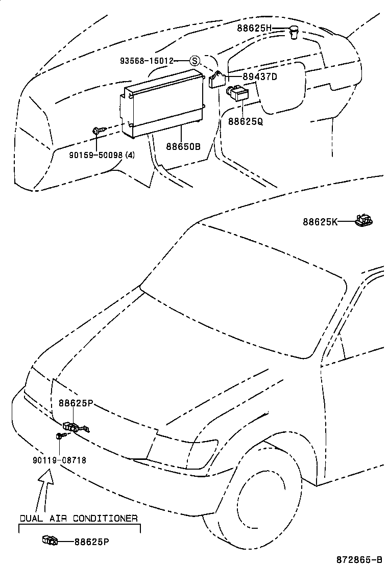 55844-60110 DUCT, HEATER TO REGISTER, NO.2 product image
