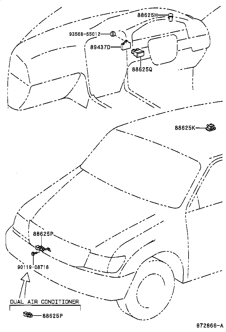 55085-60080 DUCT, HEATER TO REGISTER, NO.2 product image