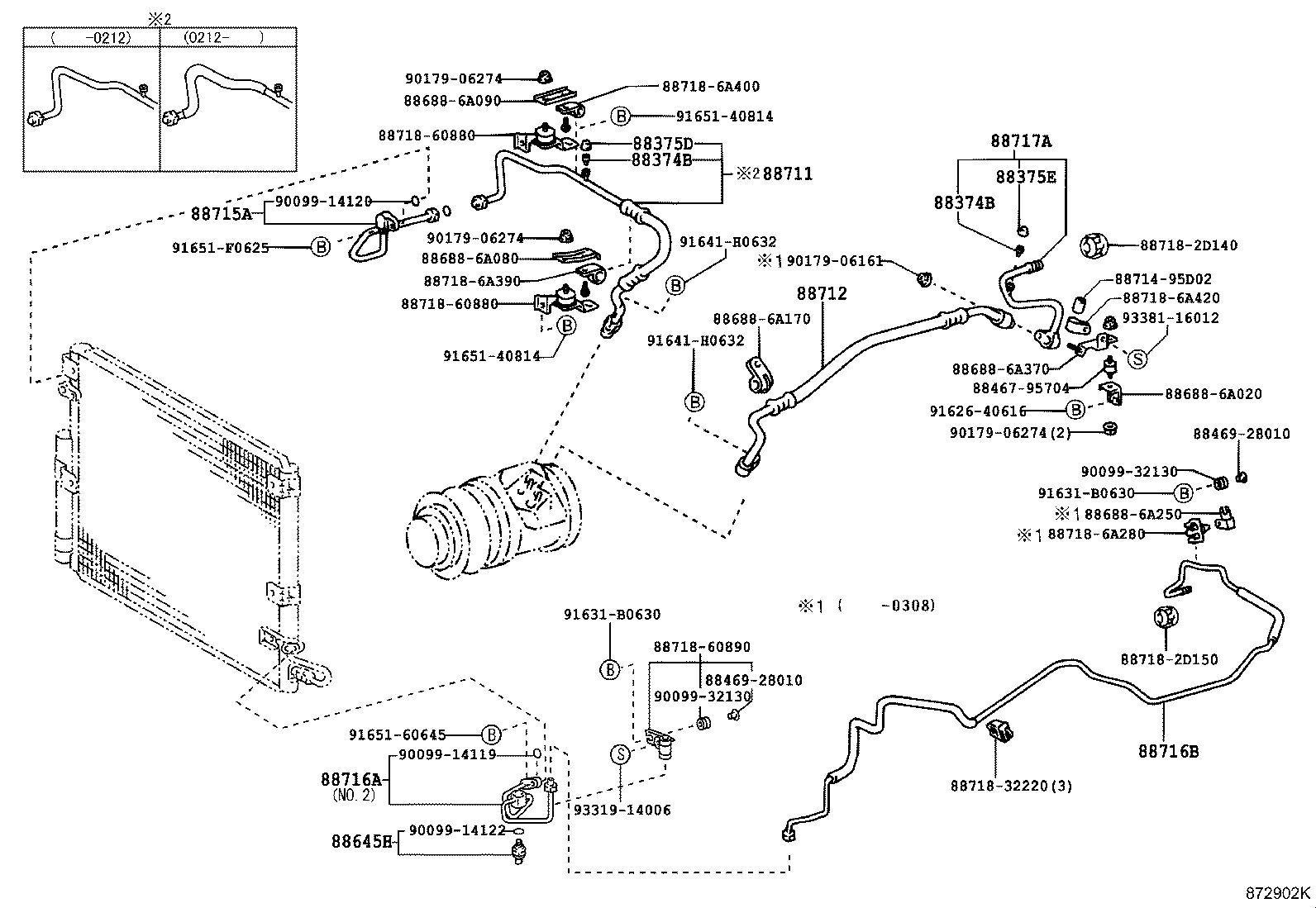 88461-60032 CORE, COOLER CONDENSER product image