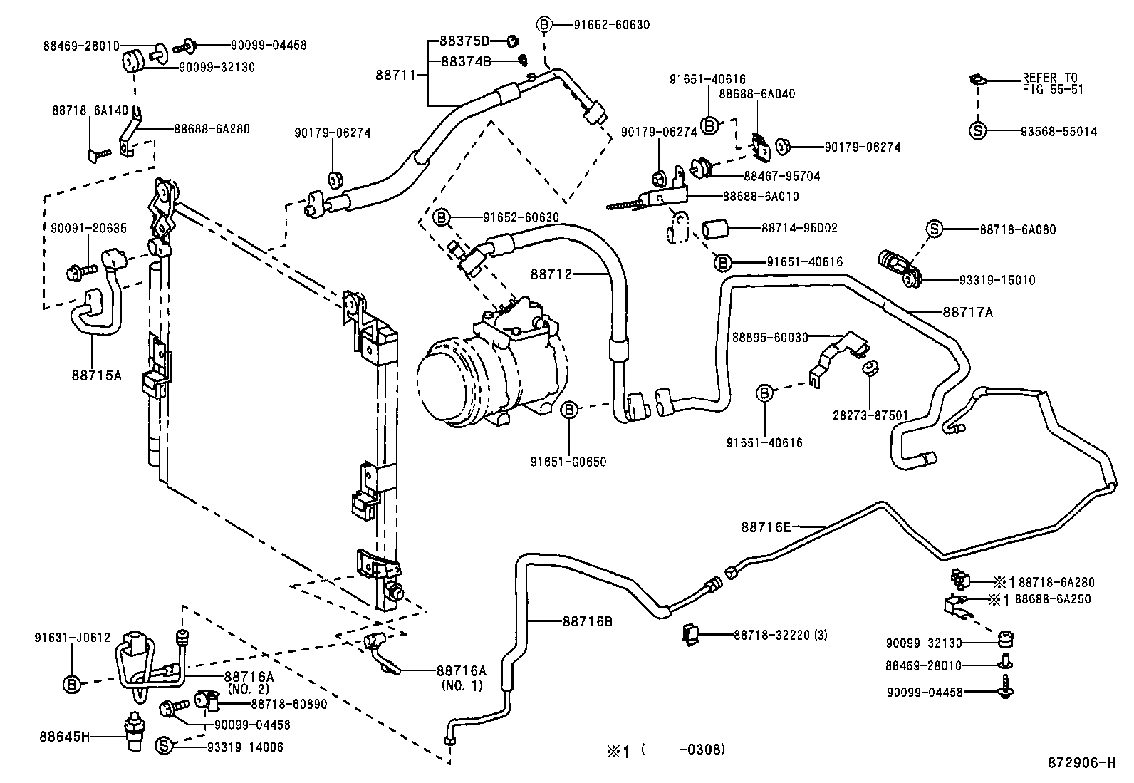 88461-60032 CORE, COOLER CONDENSER product image