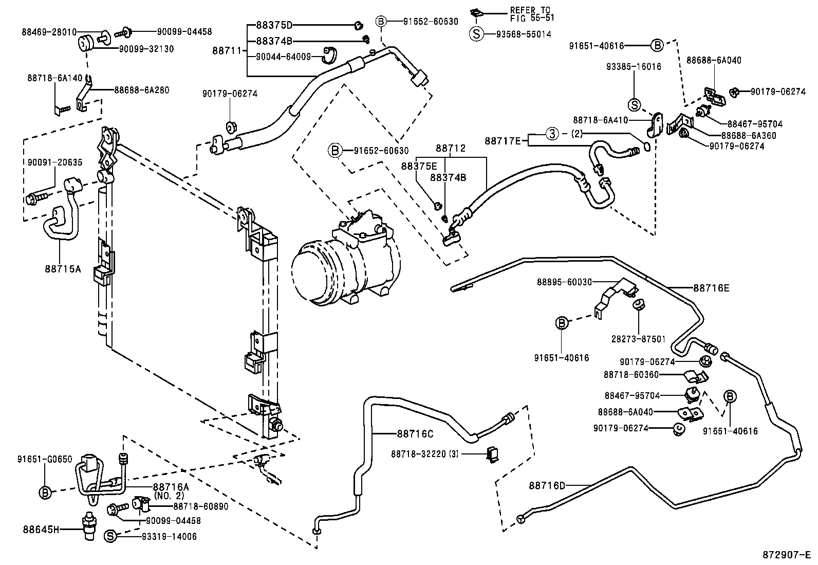 88461-60032 CORE, COOLER CONDENSER product image
