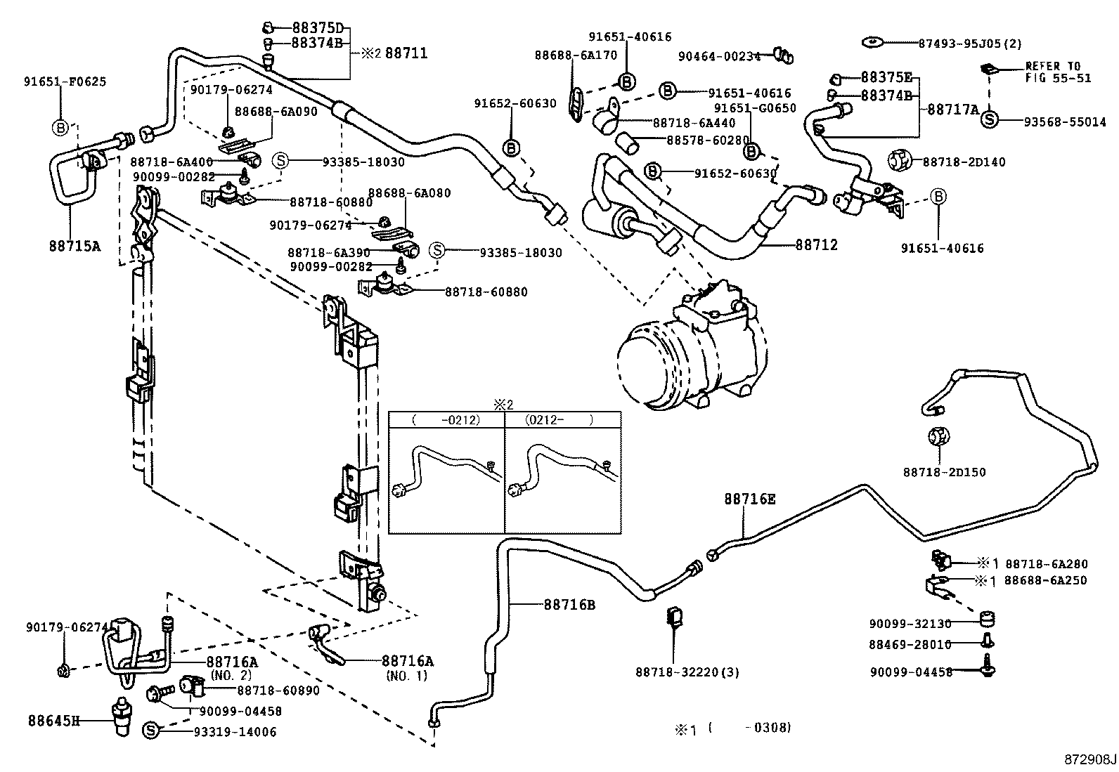 88461-60032 CORE, COOLER CONDENSER product image