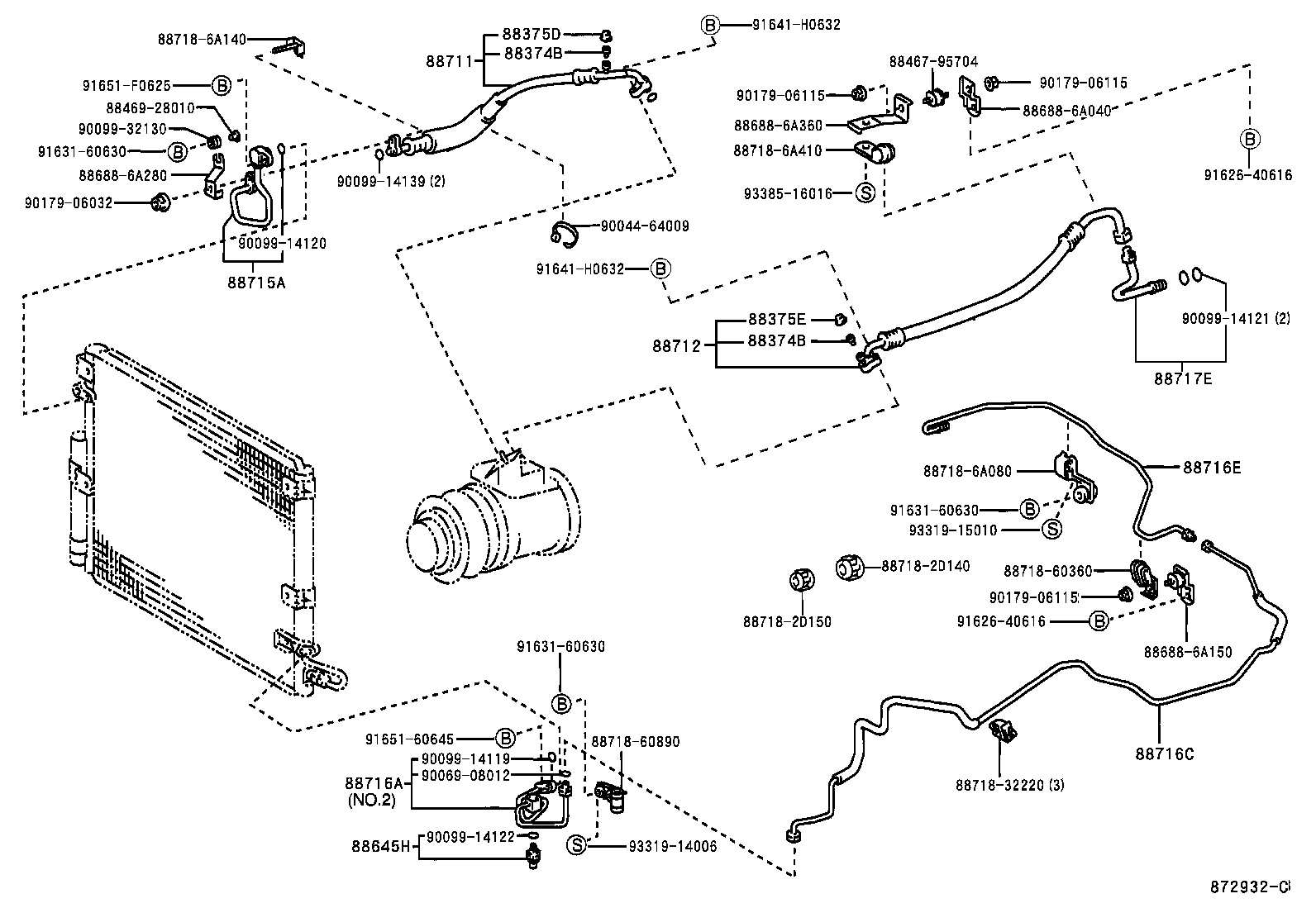 88461-60081 CORE, COOLER CONDENSER product image