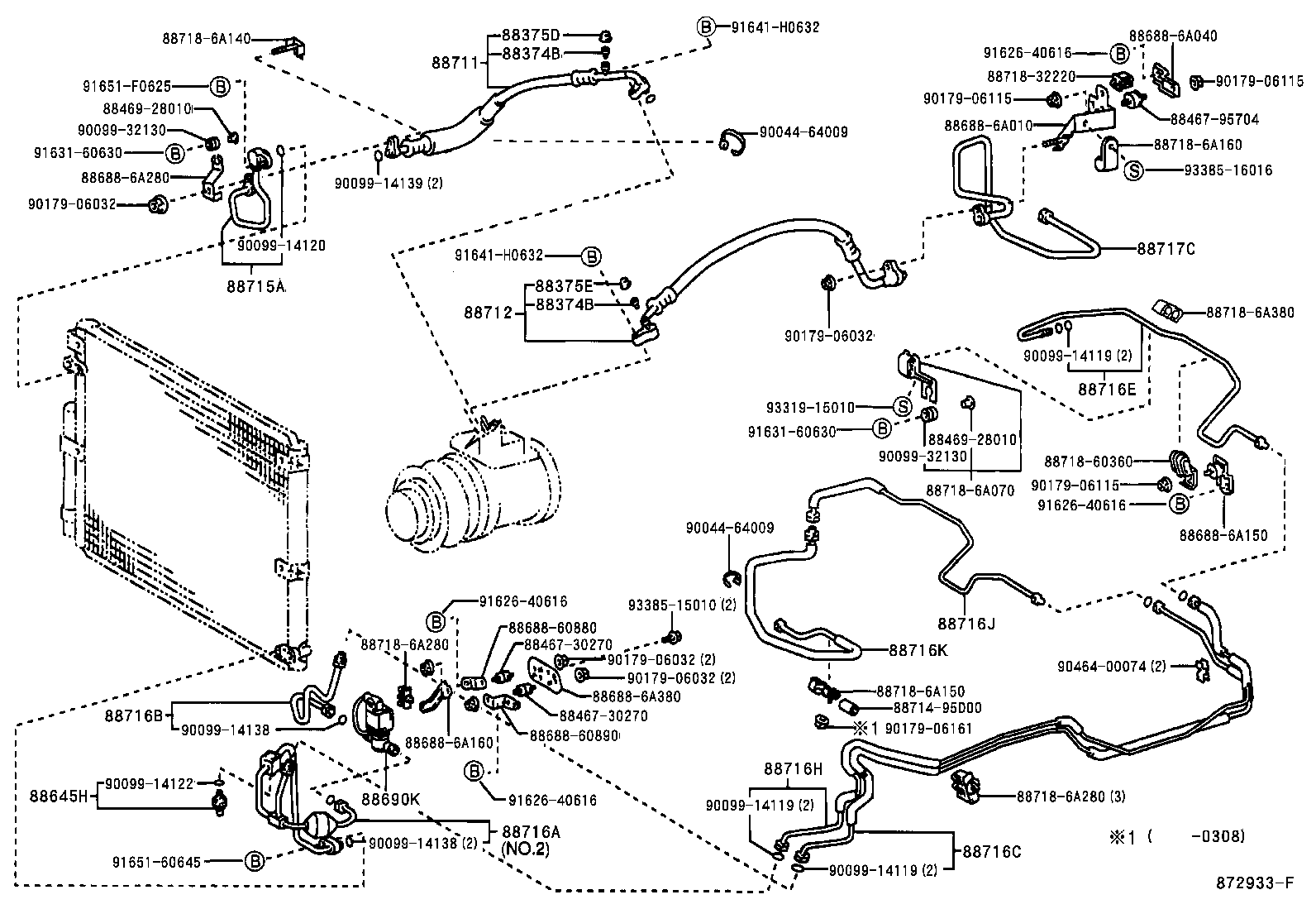 88461-60081 CORE, COOLER CONDENSER product image