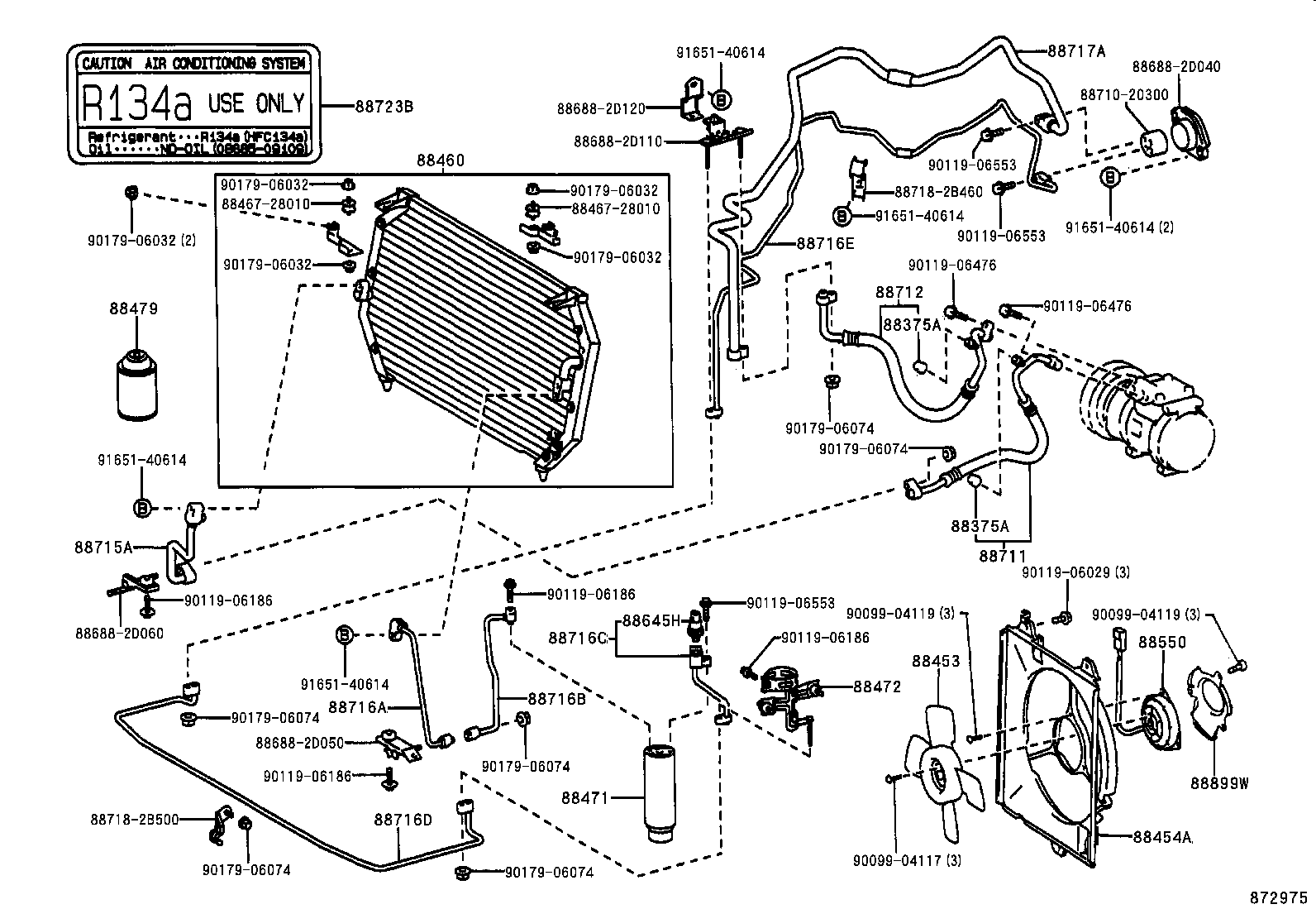 16363-64080 MOTOR ASSY, BLOWER (FOR CONDENSER) product image