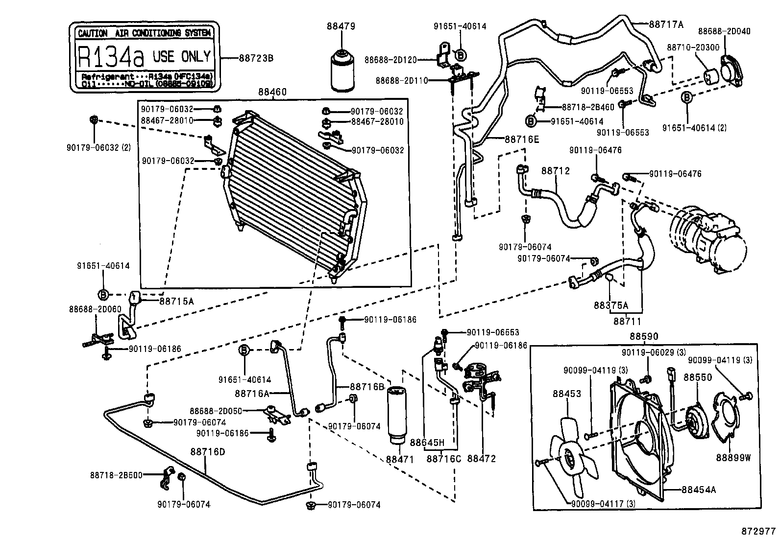 16363-64080 MOTOR ASSY, BLOWER (FOR CONDENSER) product image