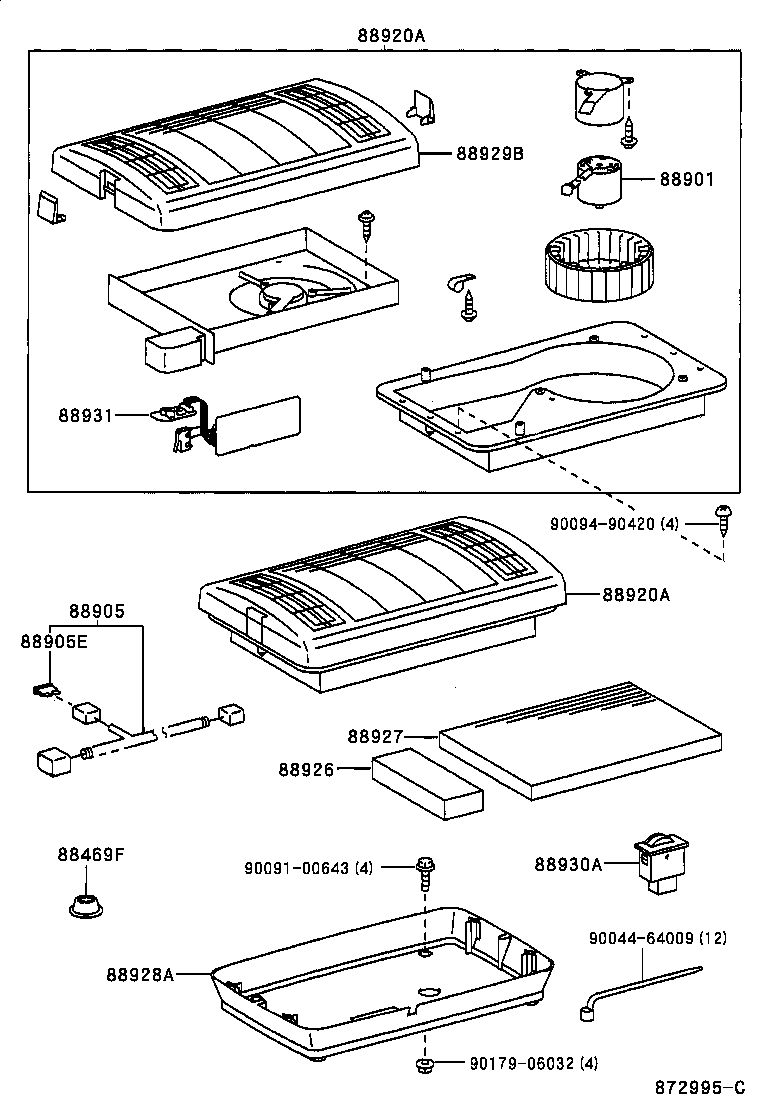 88926-53010 FILTER, AIR PURIFIER product image