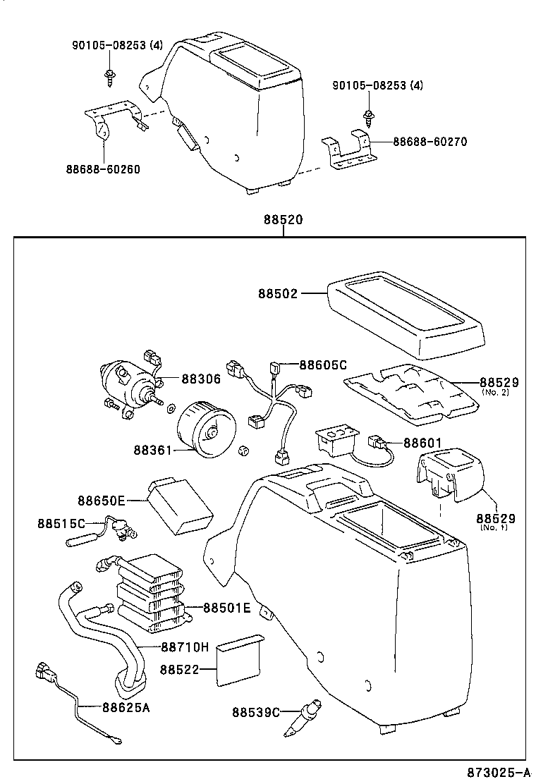 88510-60740 UNIT ASSY, COOLER product image