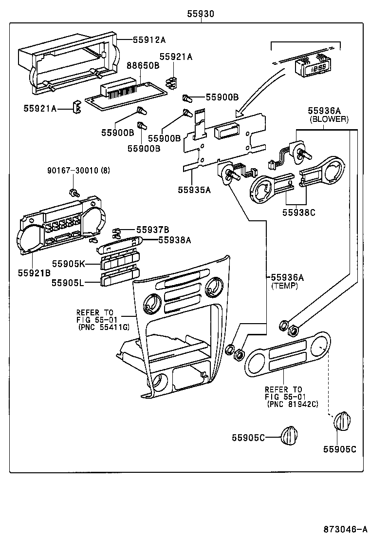 55844-12400 DUCT, HEATER TO REGISTER, NO.2 product image
