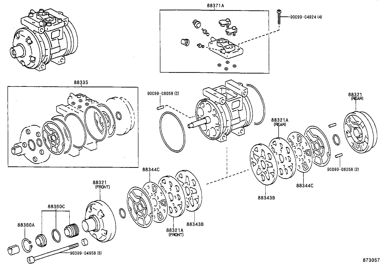 88440-04040 PULLEY ASSY, IDLE product image
