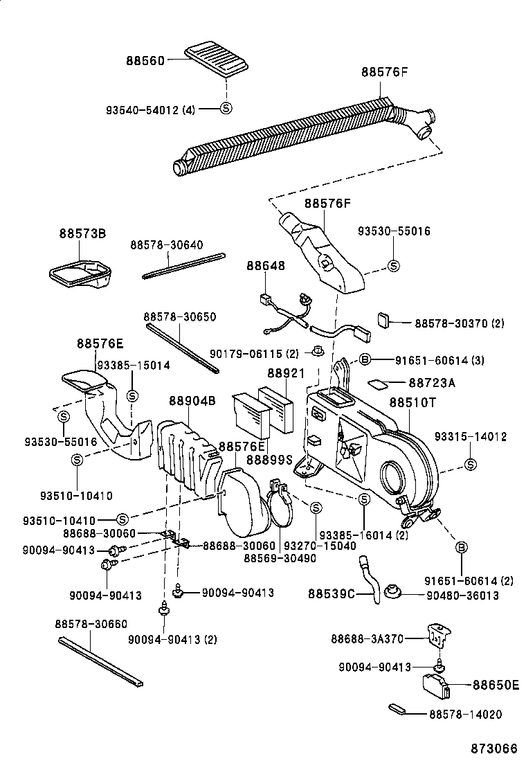 88515-30670 VALVE, COOLER EXPANSION product image