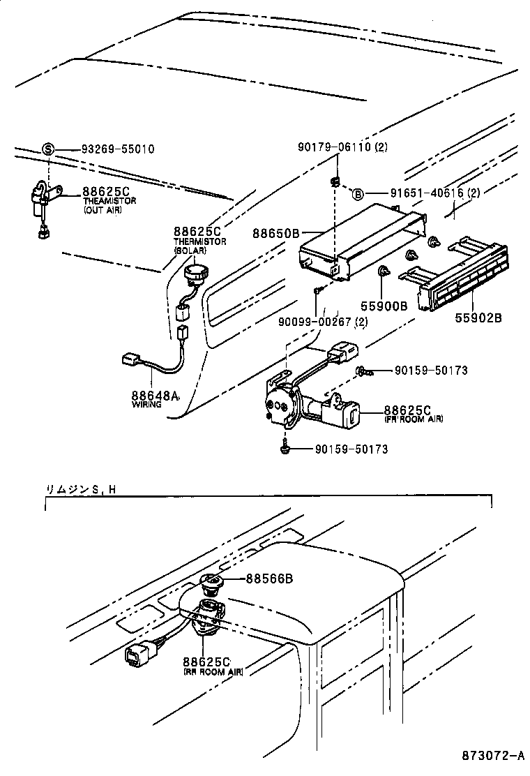 55902-40020 CONTROL SUB-ASSY, HEATER product image