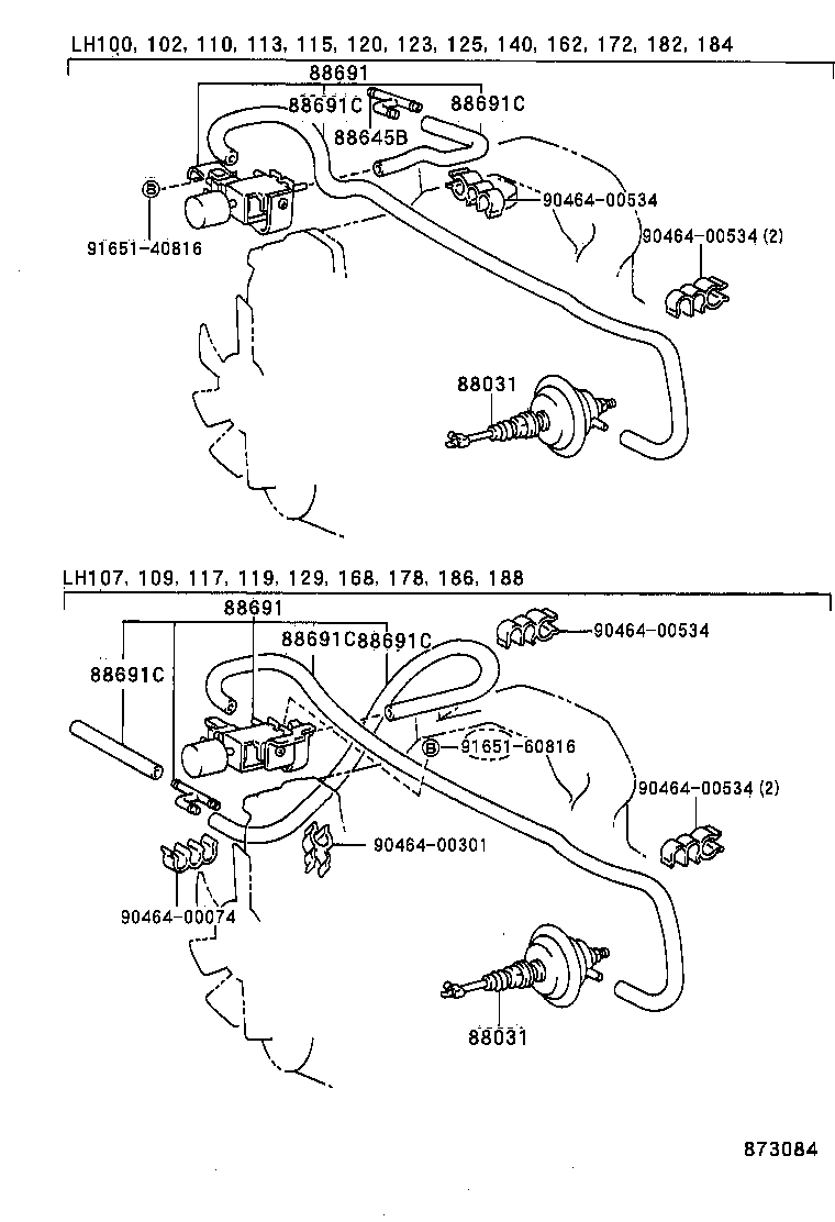 88669-95J01 HOSE (FOR IDLE UP DEVICE) product image