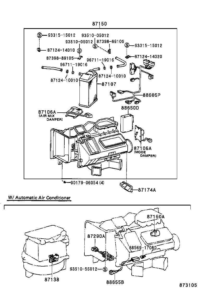 87138-14100 RESISTOR, HEATER BLOWER product image
