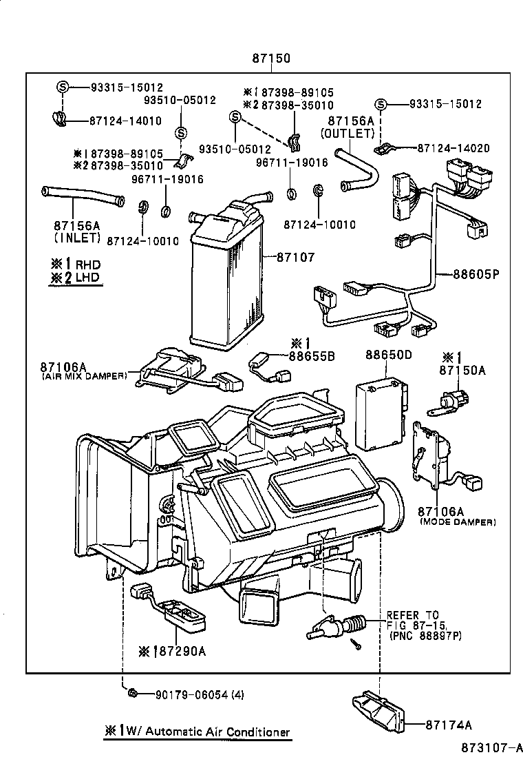 87138-14100 RESISTOR, HEATER BLOWER product image