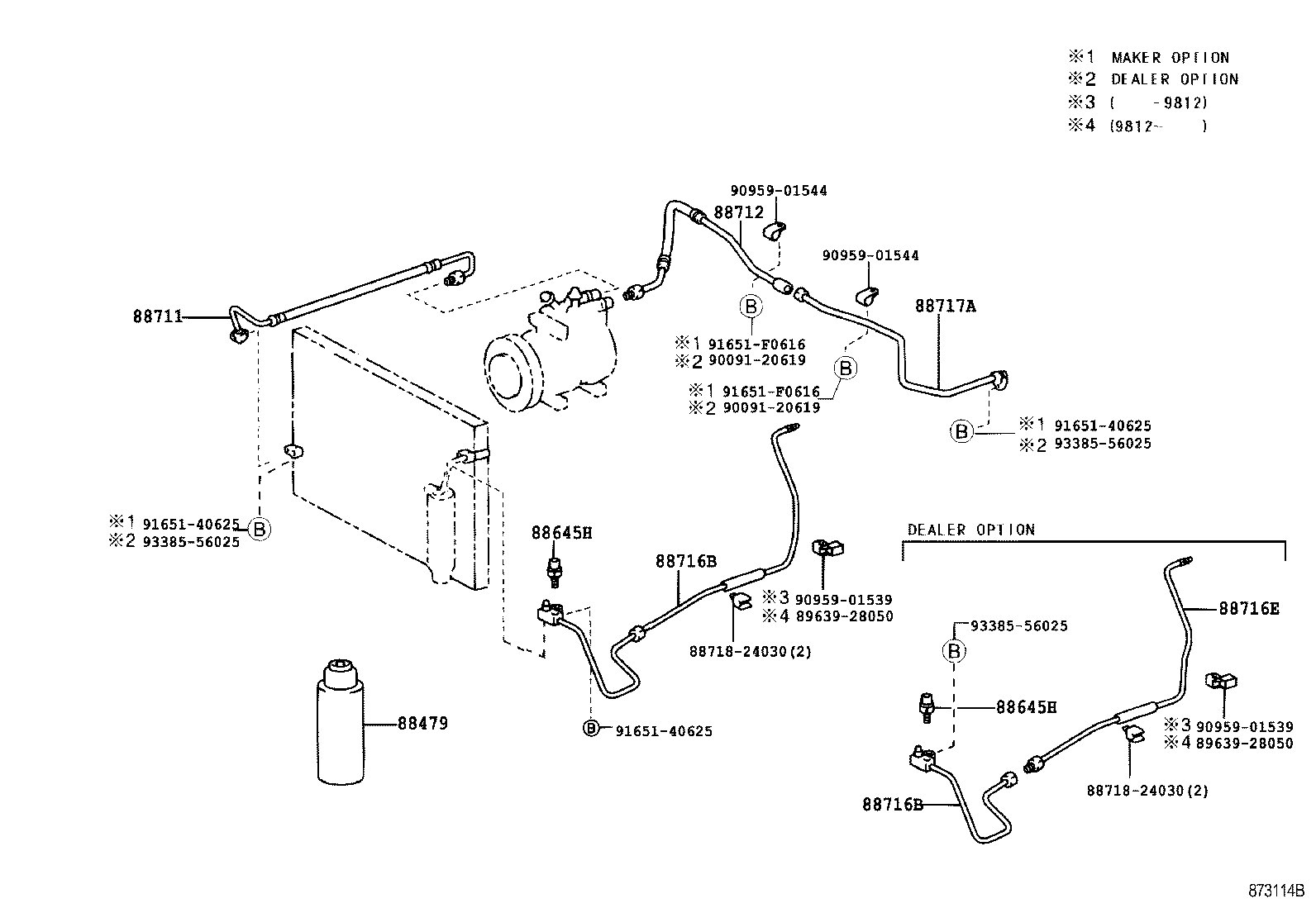 88688-2J390 BRACKET, COOLER CONDENSER, NO.1 product image