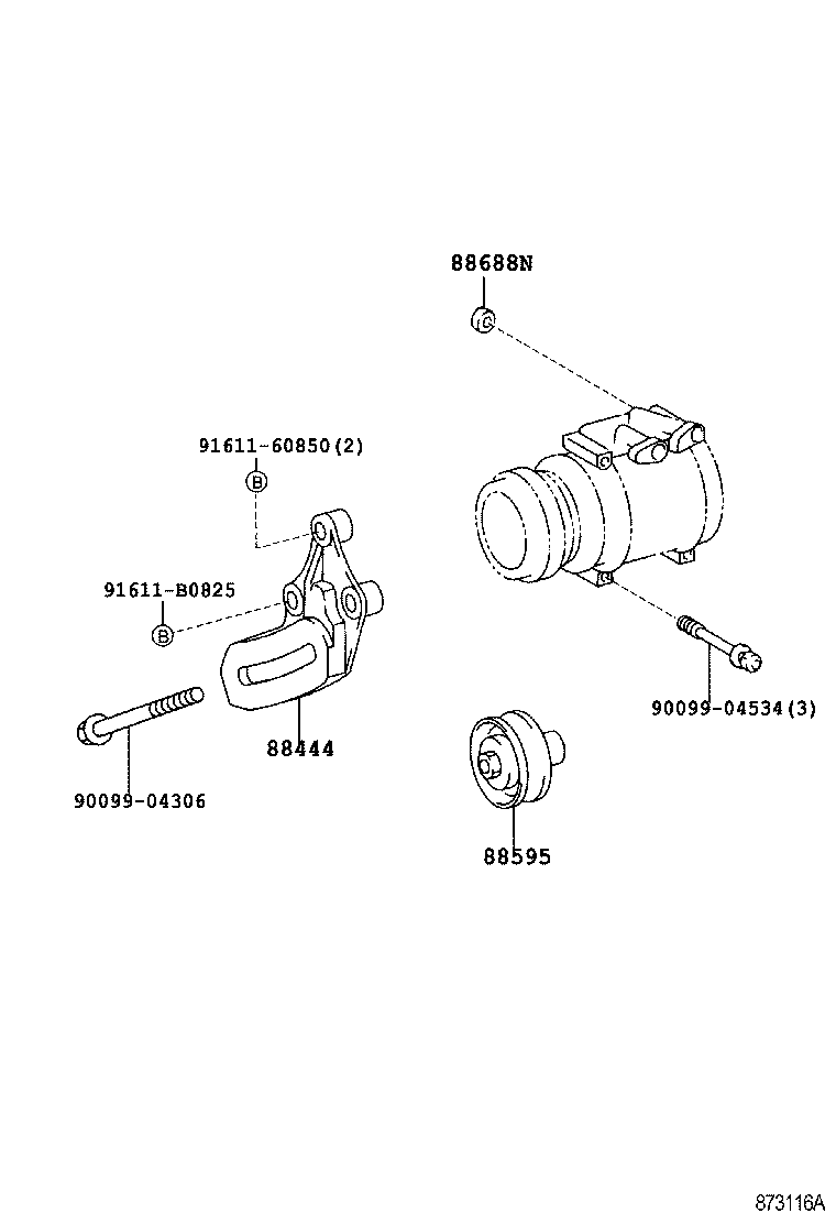 88320-28330 COMPRESSOR ASSY, COOLER product image