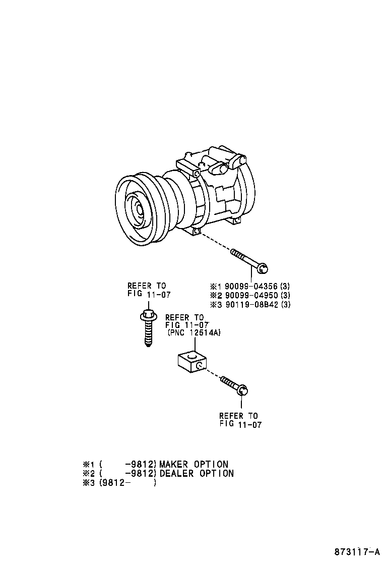 88412-28070 ROTOR SUB-ASSY, MAGNET CLUTCH product image
